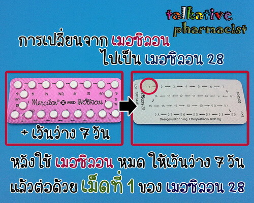 ยาคุม “เมอซิลอน” (Mercilon) และ “เมอซิลอน 28” (Mercilon 28) – คุยเฟื่อง ...