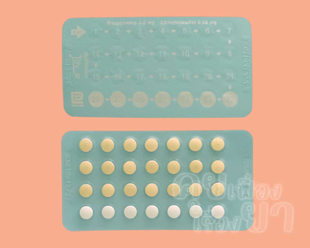 ในแผงของ ลิปซ์ อีดี มีเม็ดยา 28 เม็ด ซึ่งจัดเรียงเป็น 4 แถว แถวละ 7 เม็ด