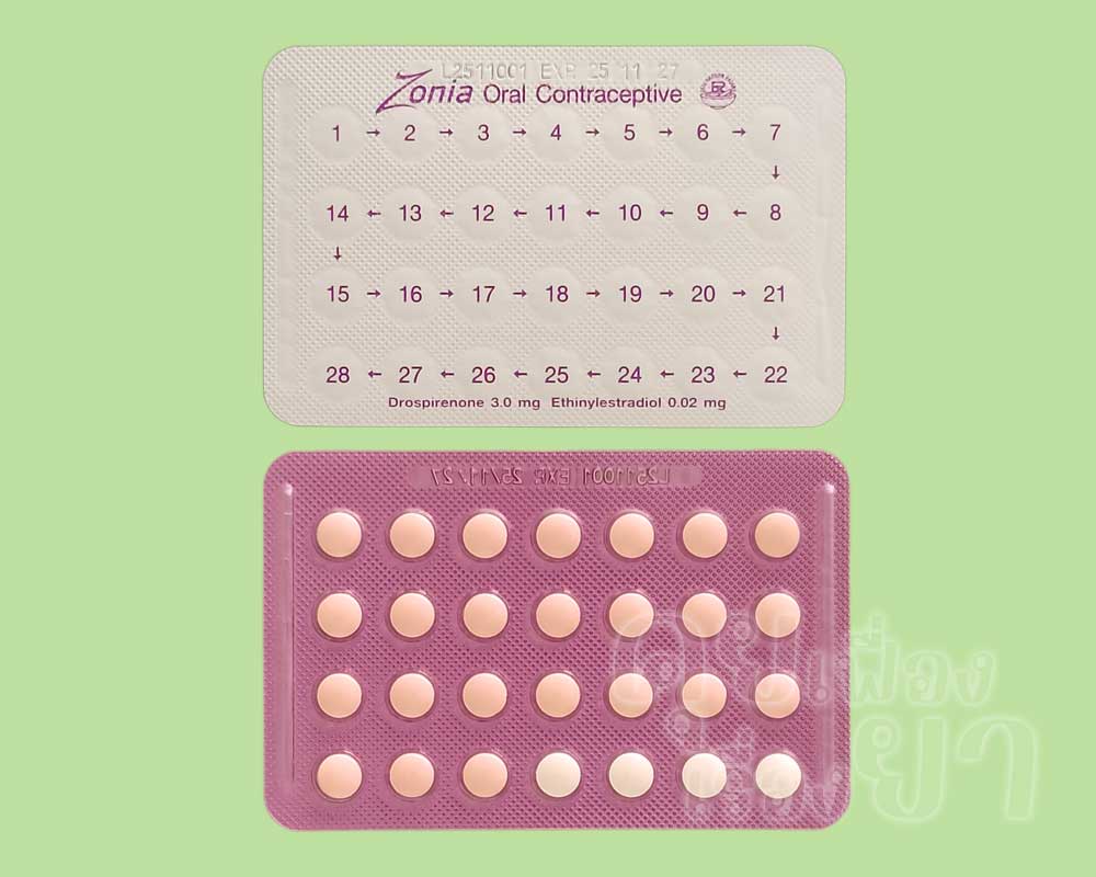 ในแผงของ โซเนีย มีเม็ดยา 28 เม็ด ซึ่งจัดเรียงเป็น 4 แถว แถวละ 7 เม็ด