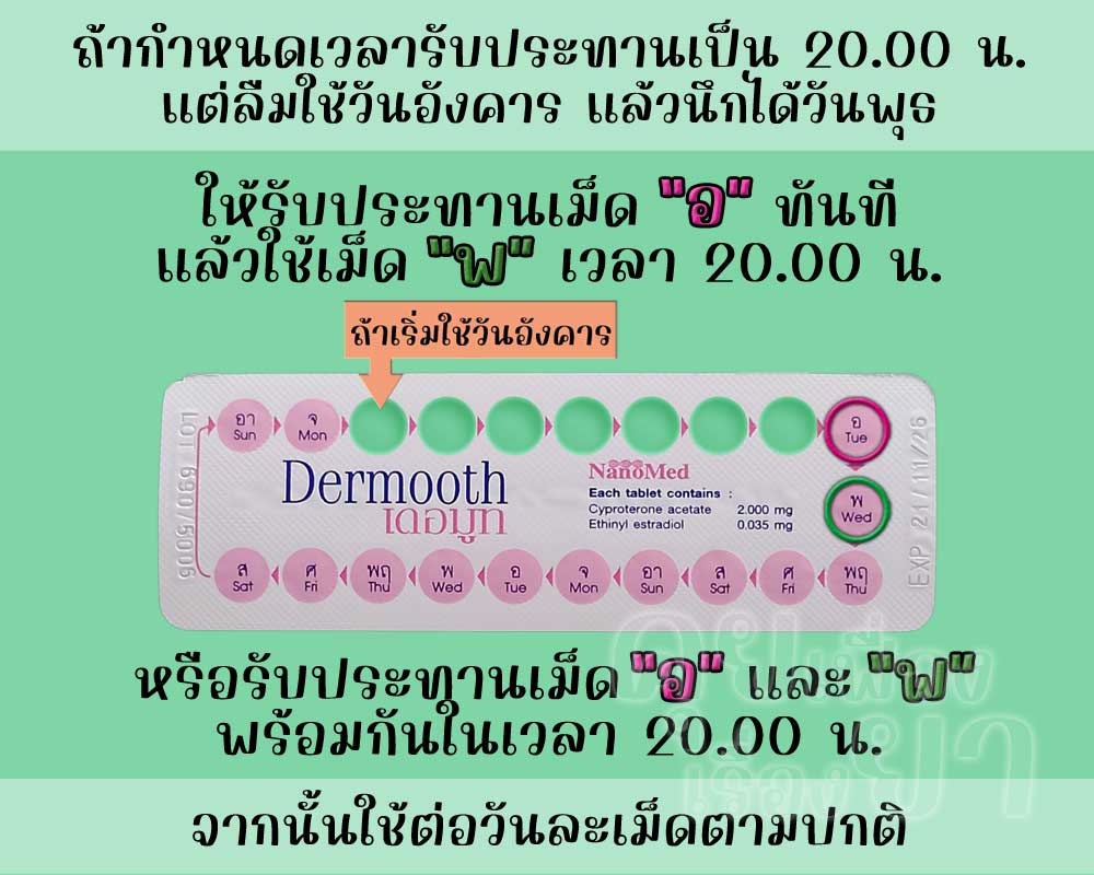 ลืมใช้ เดอมูท 1 เม็ด