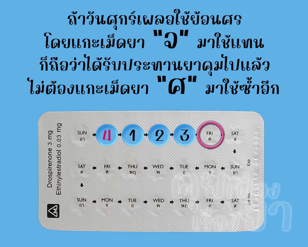 ถ้าใช้ จัสติมา ผิดเม็ด ไม่ต้องแกะเม็ดที่ถูกมาใช้ซ้ำ เพราะประสิทธิภาพเหมือนกัน